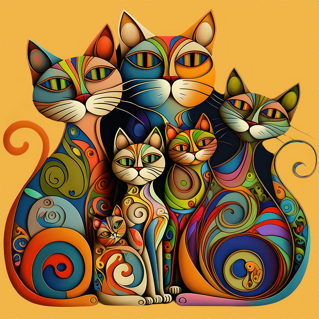 ColourfulCats1 rendition image