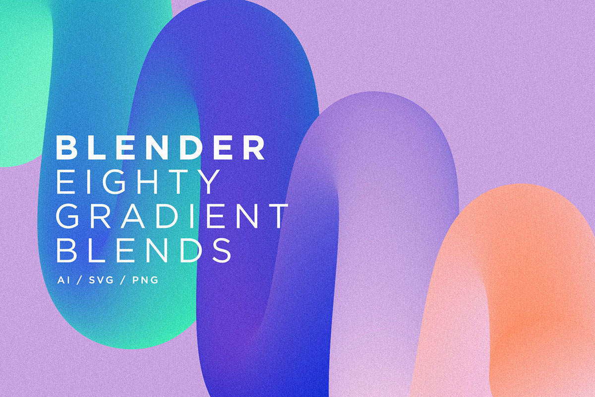Blender - 80 Gradient Blends rendition image