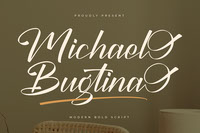 Michael Bugtina - Modern Bold Script
