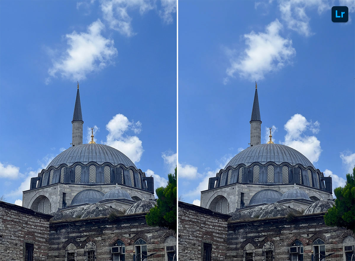 Split Mosque Islamic dome of istanbul mosque | Remix | Photoshop Lightroom
