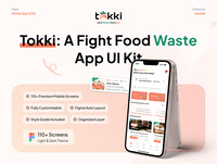 Tokki - Fight Food Waste App UI Kit