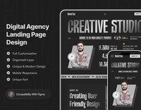 Creative studio Landing Page Design