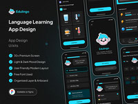 Language Learning App UI Design Kits