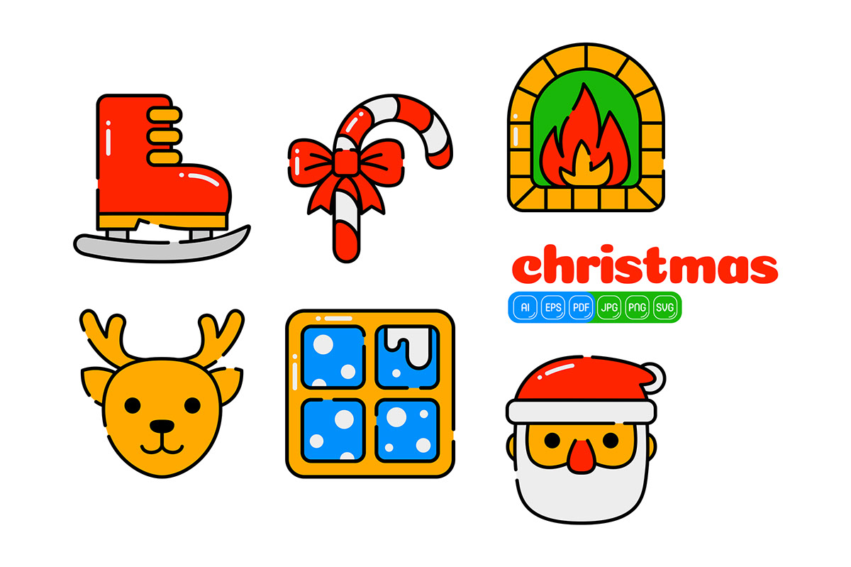 Christmas Element Vector Pack rendition image