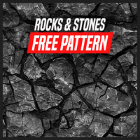 Rocks and Stones Seamless Pattern
