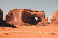 Landscape of Desert Rock Feature