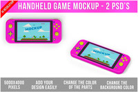 Handheld Game Console Mockup