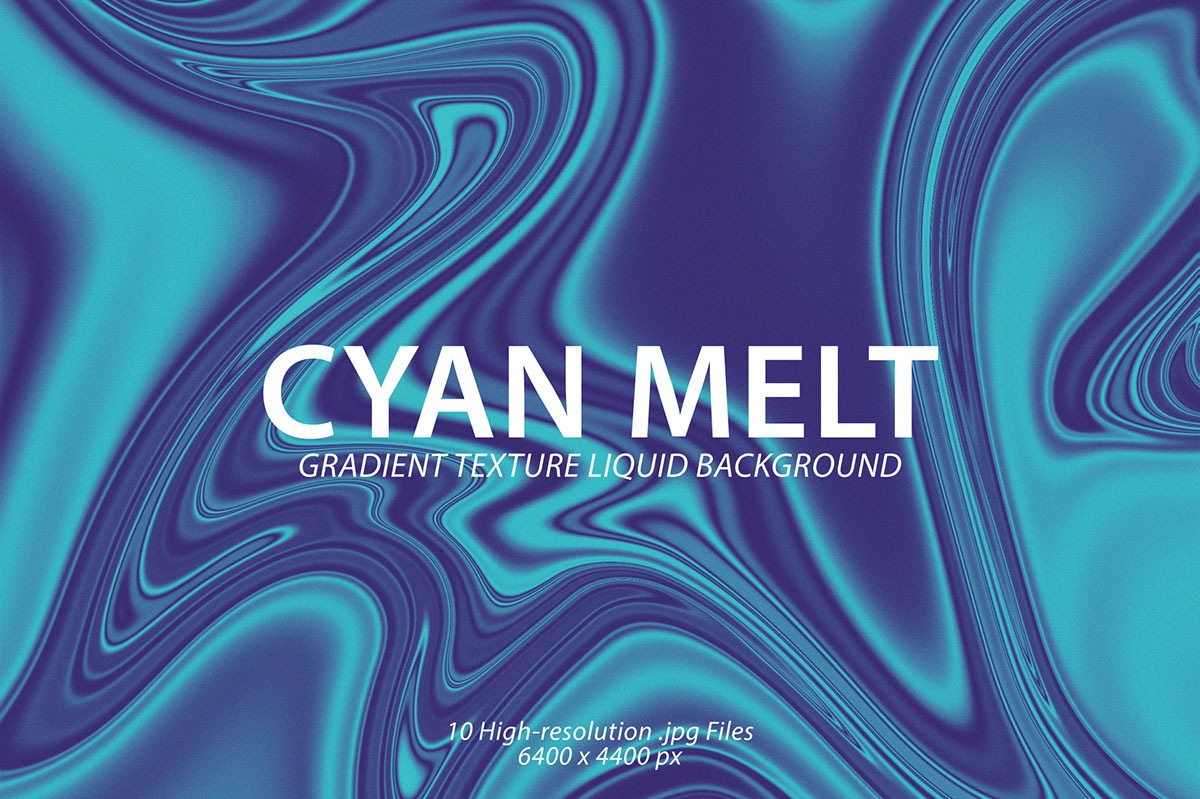 Cyan Melt Gradient Texture Liquid Background on Behance :: Behance