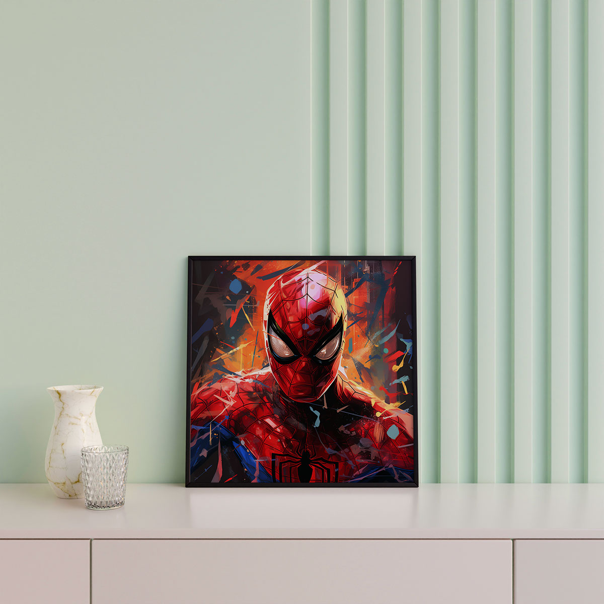 Spiderman Poster rendition image