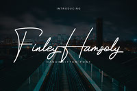 Finley Hamsoly Signature Font