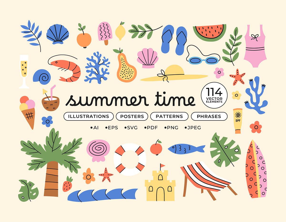Summer Time Collection on Behance :: Behance