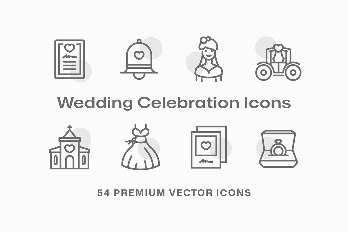 Wedding-Icons rendition image