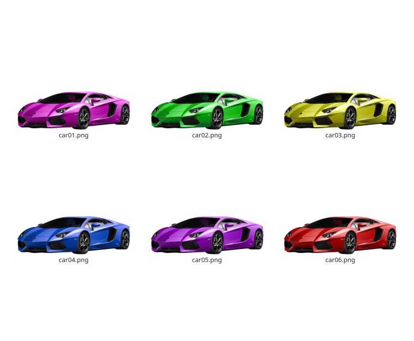 cars-different-color-10 rendition image