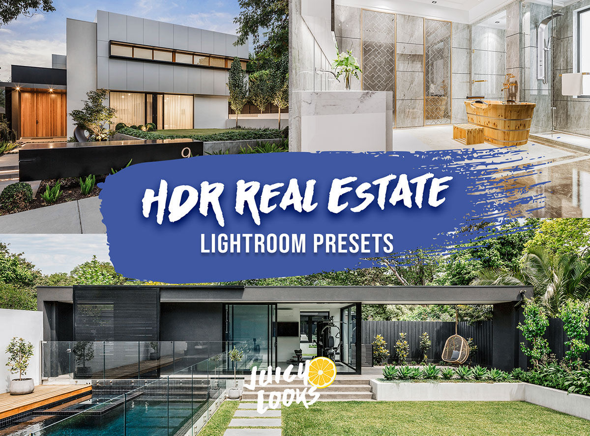 HDR Real Estate Lightroom Preset Bundle Desktop Mobile - JuicyLooks rendition image