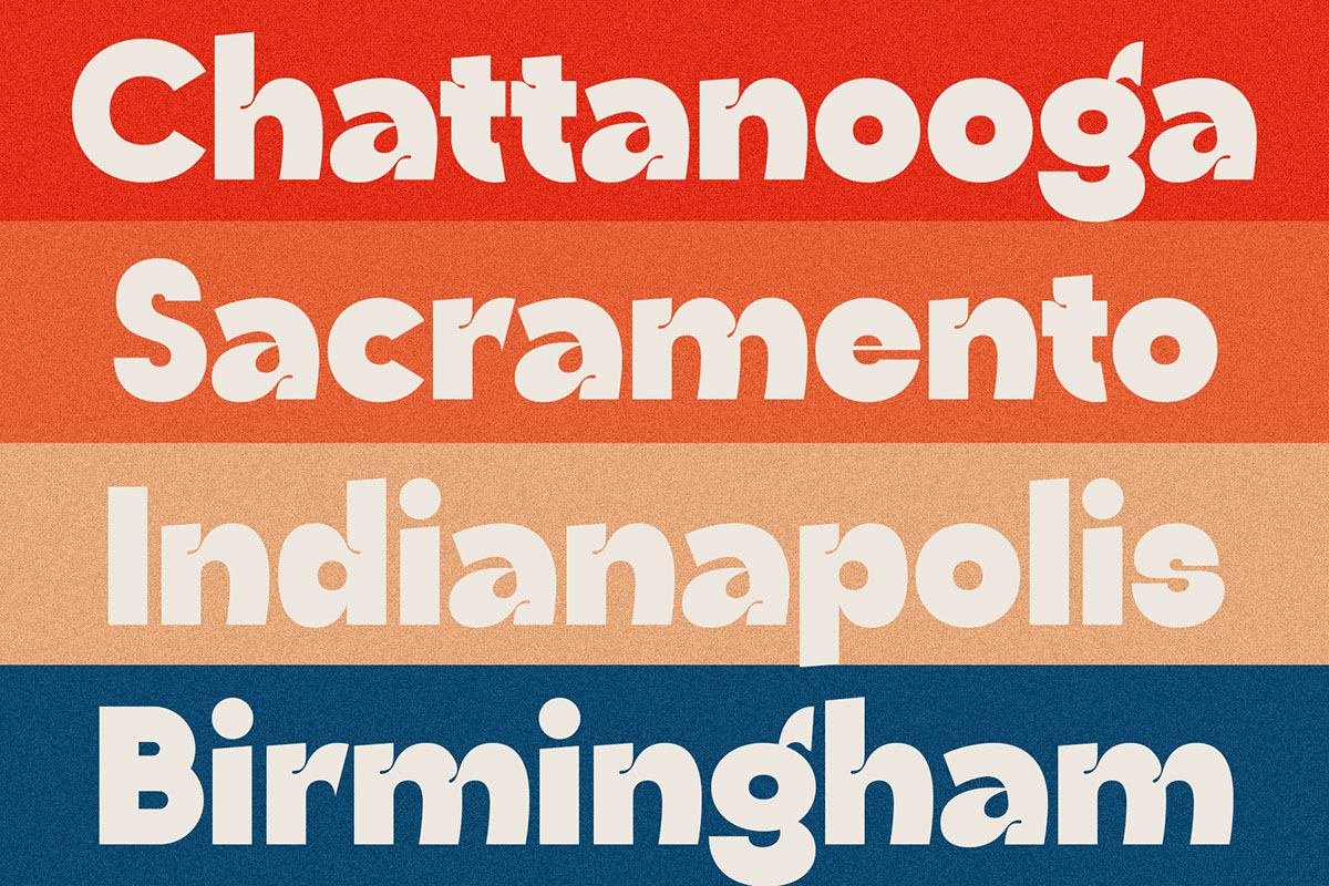 Ingrafts - Bold And Funky Font rendition image