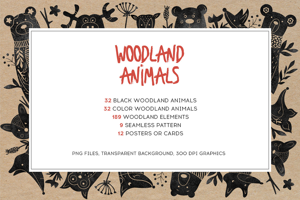 Woodland Animals rendition image
