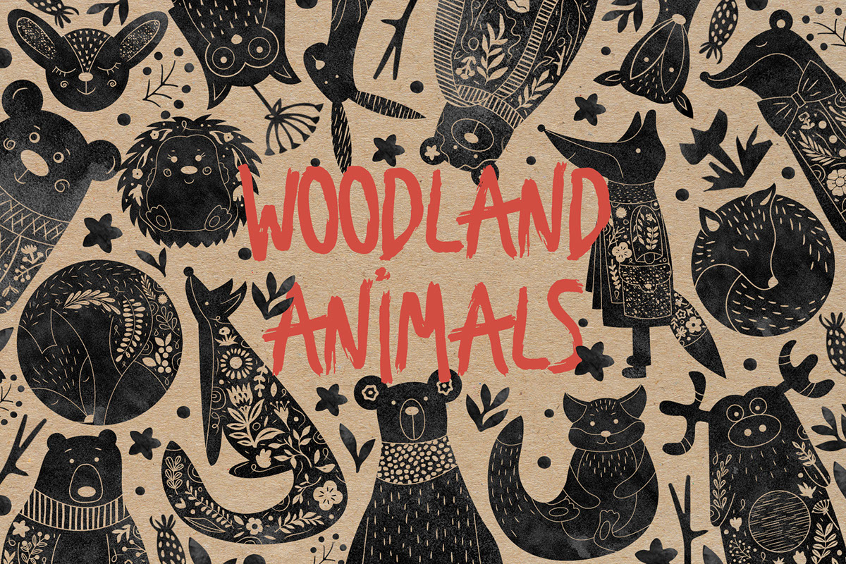 Woodland Animals rendition image