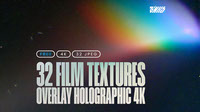 FREE 32 film textures overlay holographic 4K