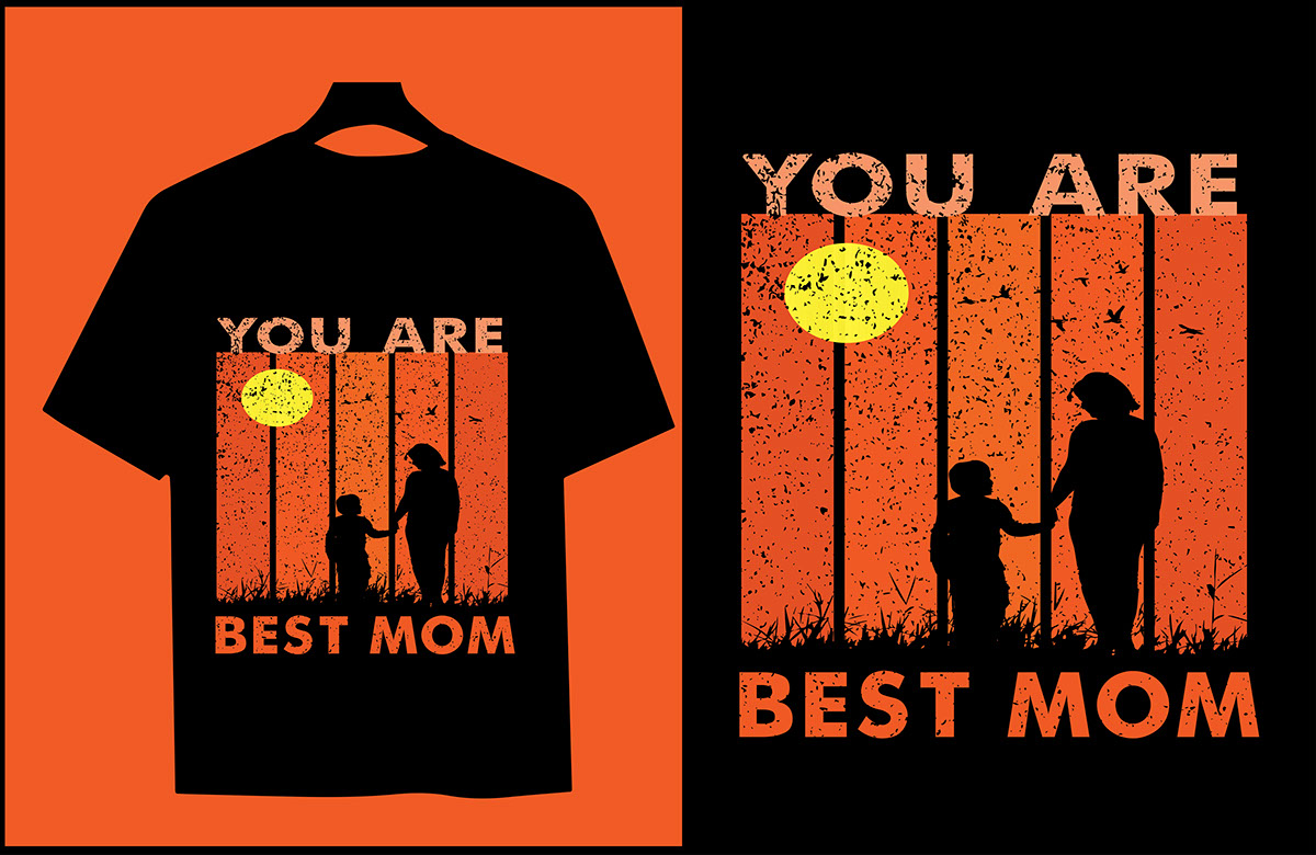 Mother tshirt design mom and son best friends for life rendition image
