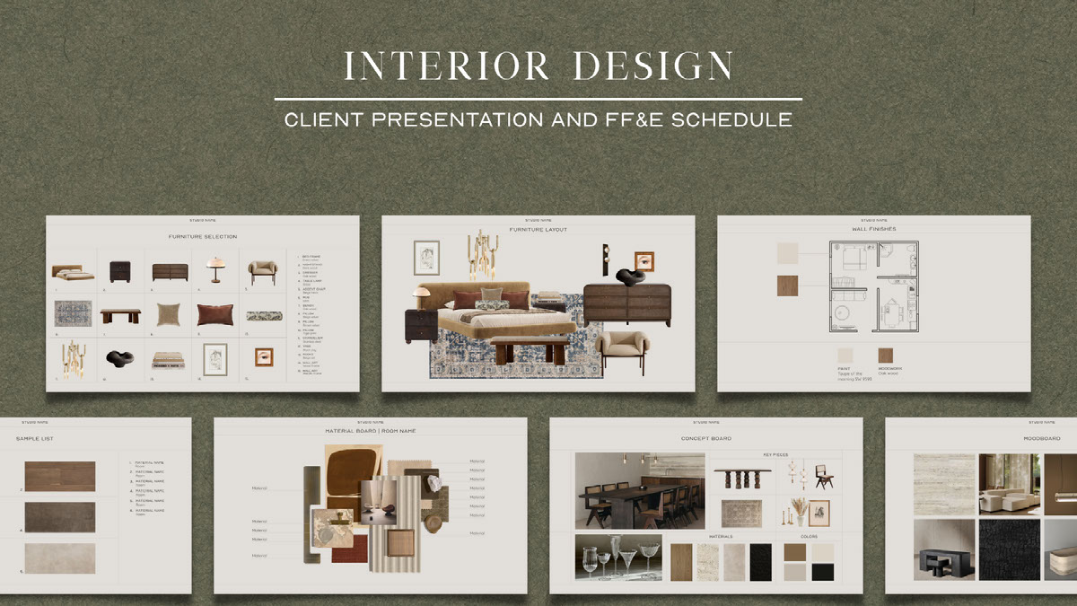 Interior_Design_Template on Behance :: Behance