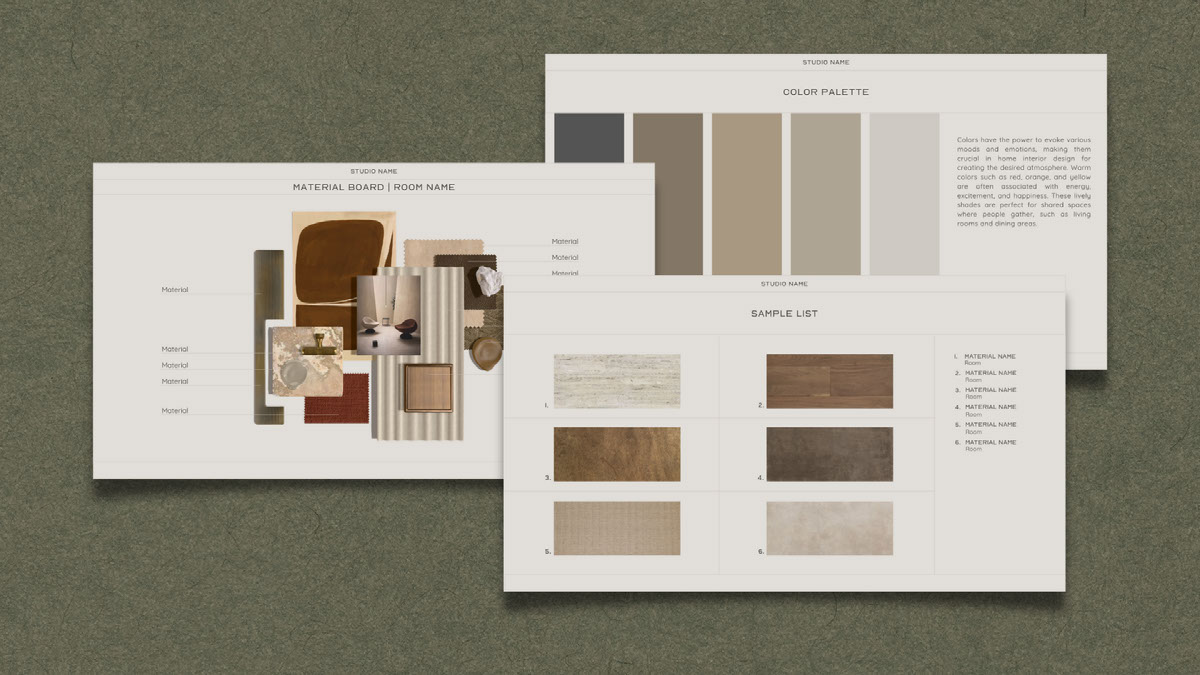 Interior_Design_Template on Behance :: Behance