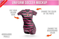 Womens Uniform Soccer Mockup