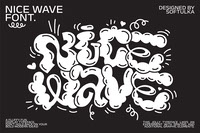 Nice Wave Font OTF TTF WOFF