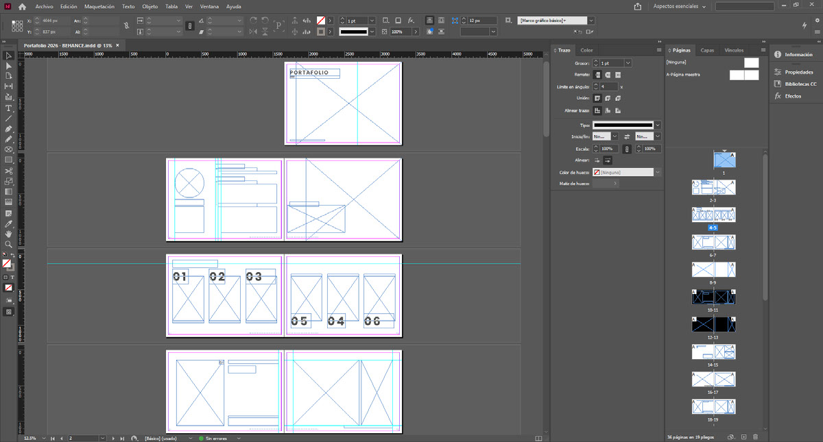 Dimension Indesign PLANTILLA INDESIGN on Behance :: Behance