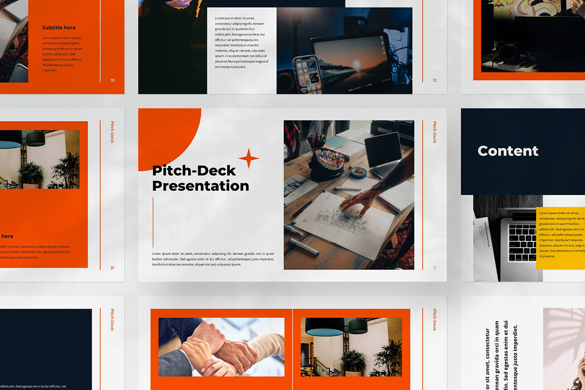 Pitch Deck Template rendition image