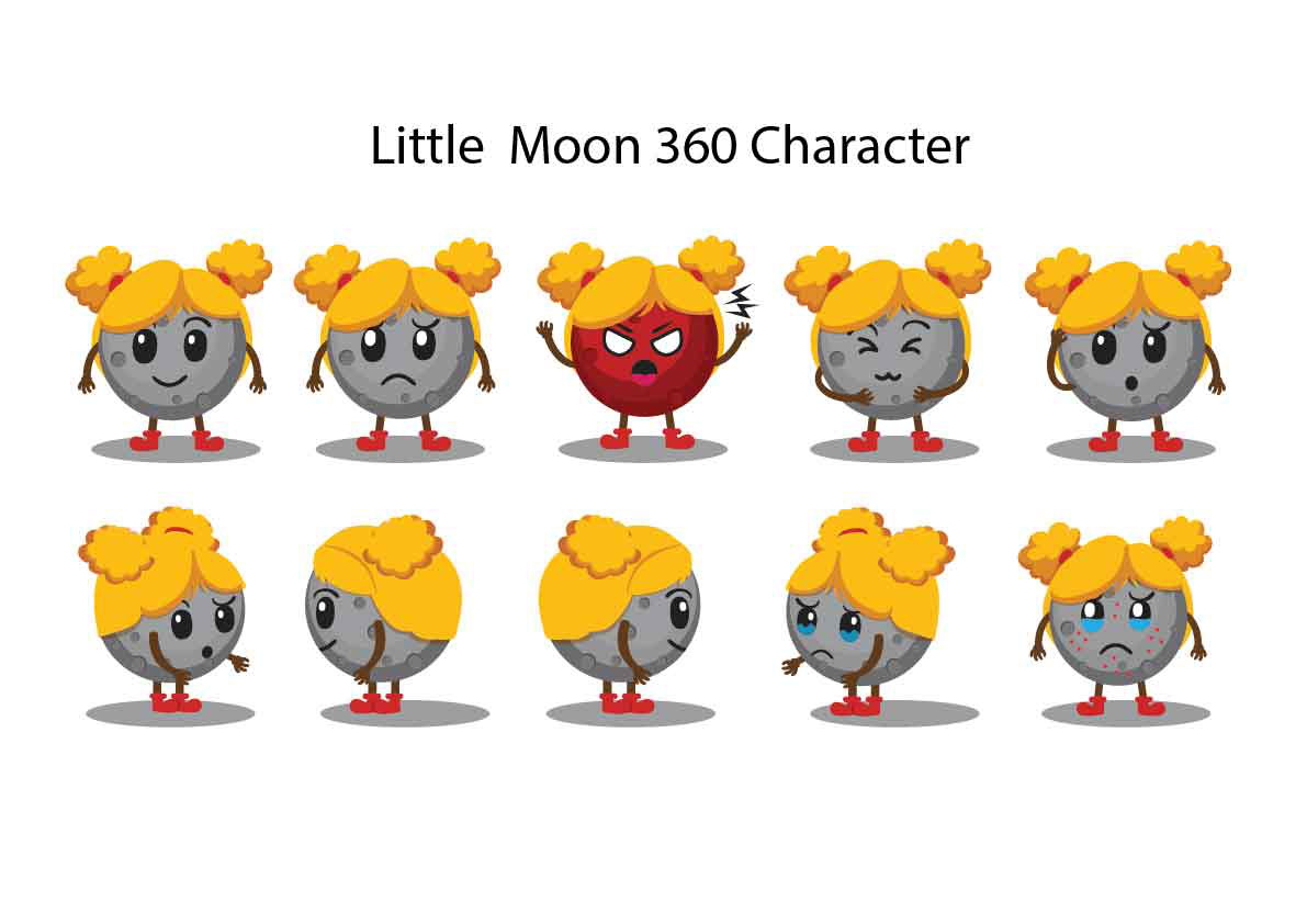 Little Moon 360 Character rendition image