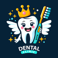 Cute Dental Tooth Illustration