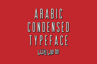 Arabic Condensed Typeface