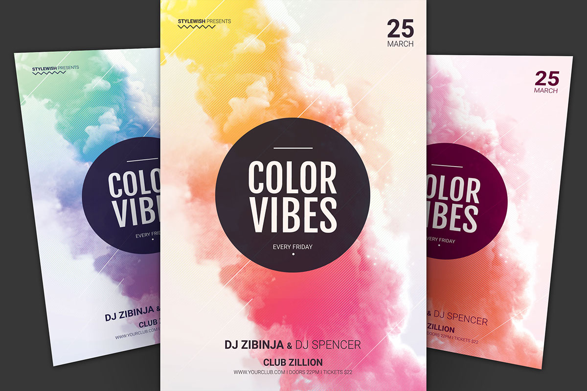 Color Vibes Flyer rendition image