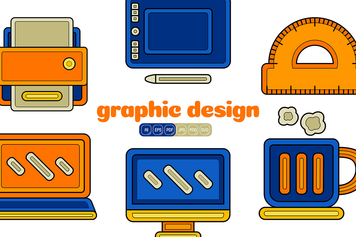 Graphic Design Element Vector Pack rendition image