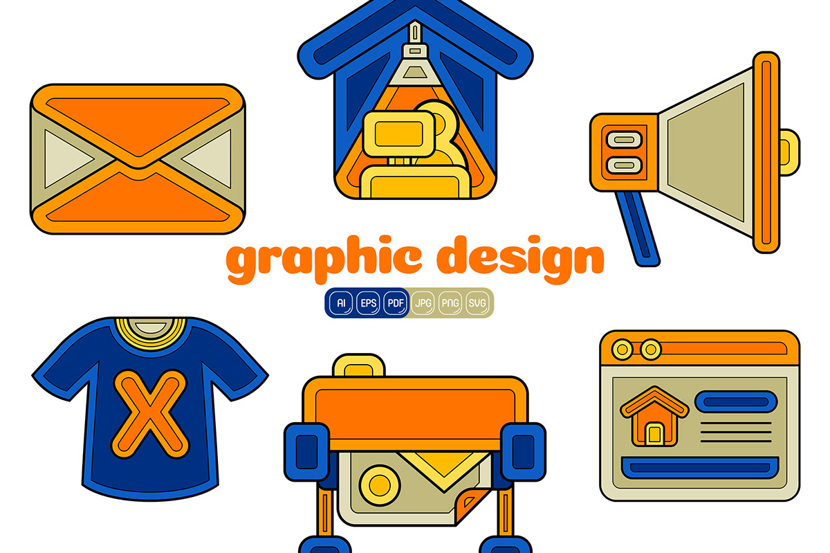 Graphic Design Element Vector Pack rendition image