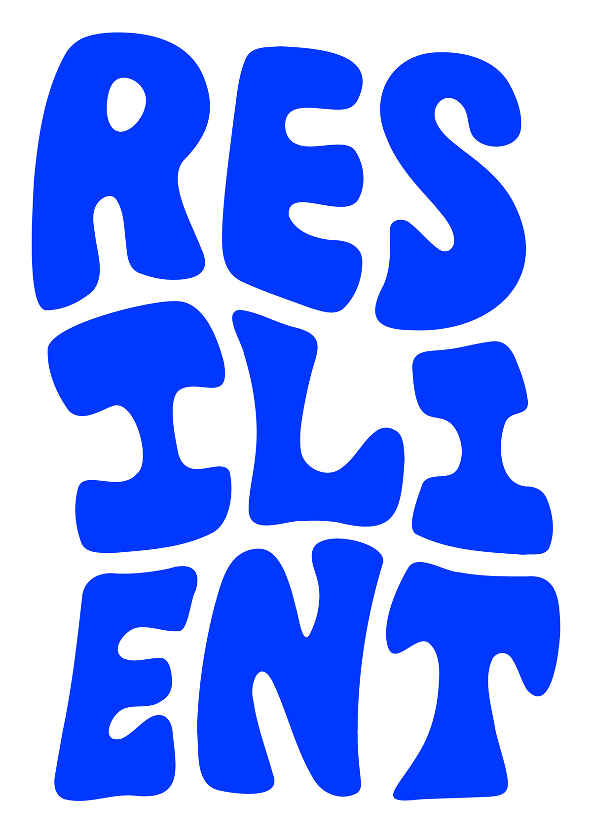 Resilient blue rendition image