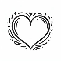 Simple Hearts Valentine Coloring Pages