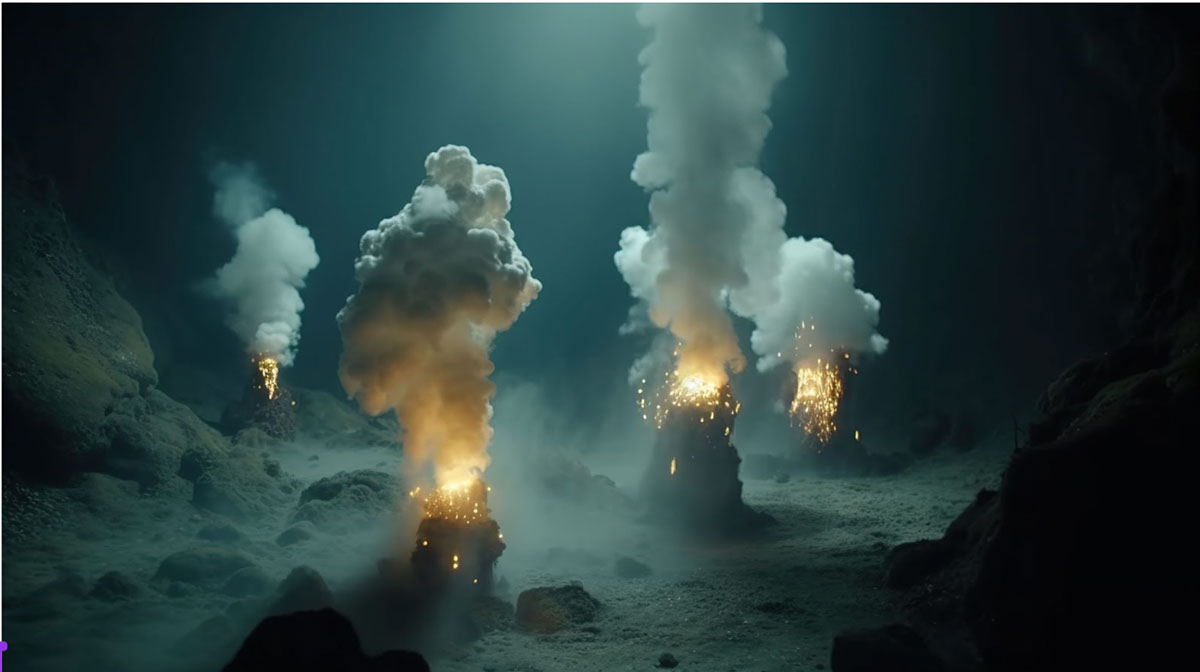 Research Proposal - Hydrothermal Vents rendition image