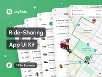 JoyRide - Ride-Sharing App UI Kit