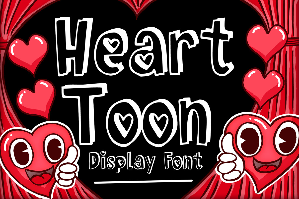Heart Toon rendition image