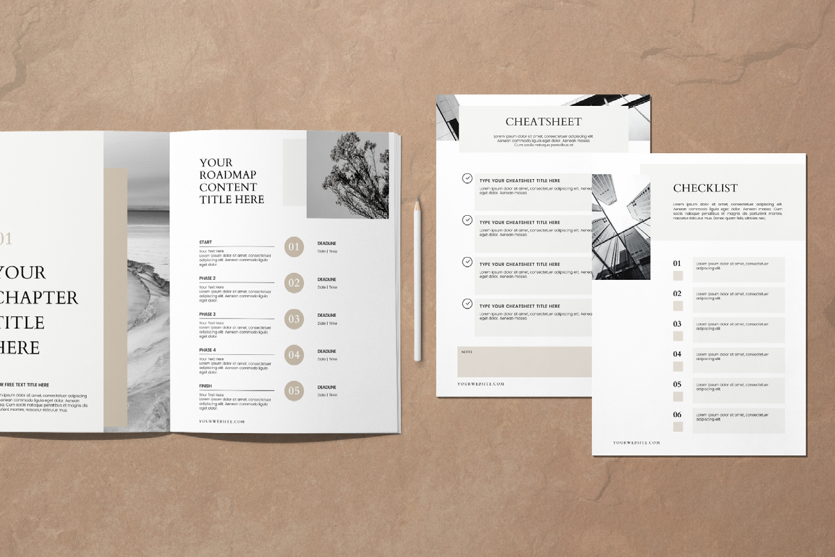 GUIDE_Coursebook_Template_85 Pages_A4 on Behance :: Behance