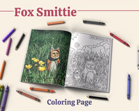 Coloring page of Fox Smittie