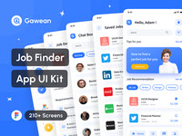 Gawean - Job Finder App UI Kit