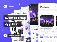 Eveno - Event Booking App UI Kit