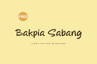 Bakpia Sabang Font
