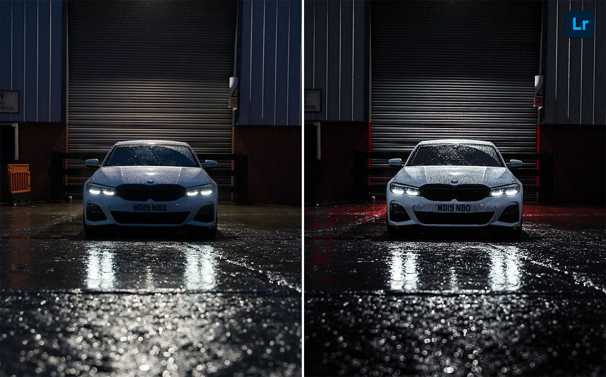 Rainy BMW Mood Edit Lightroom