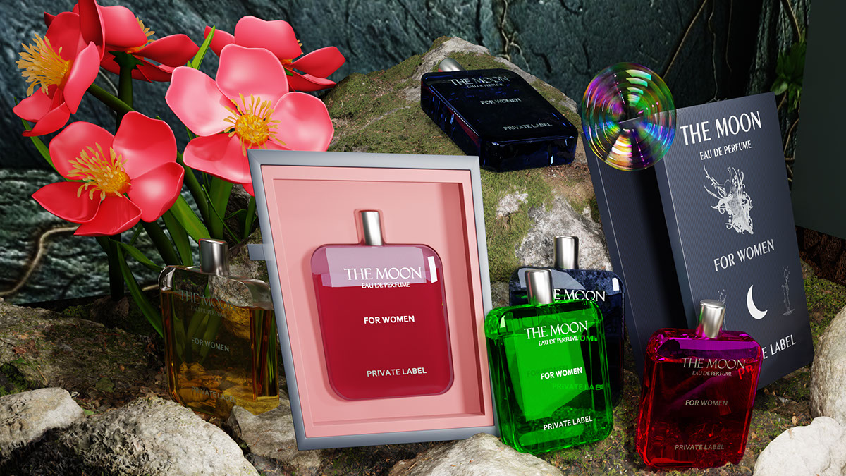 3d perfume animation on Behance :: Behance