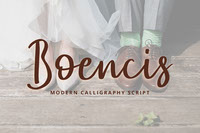 Boencis Modern Calligraphy Script Font