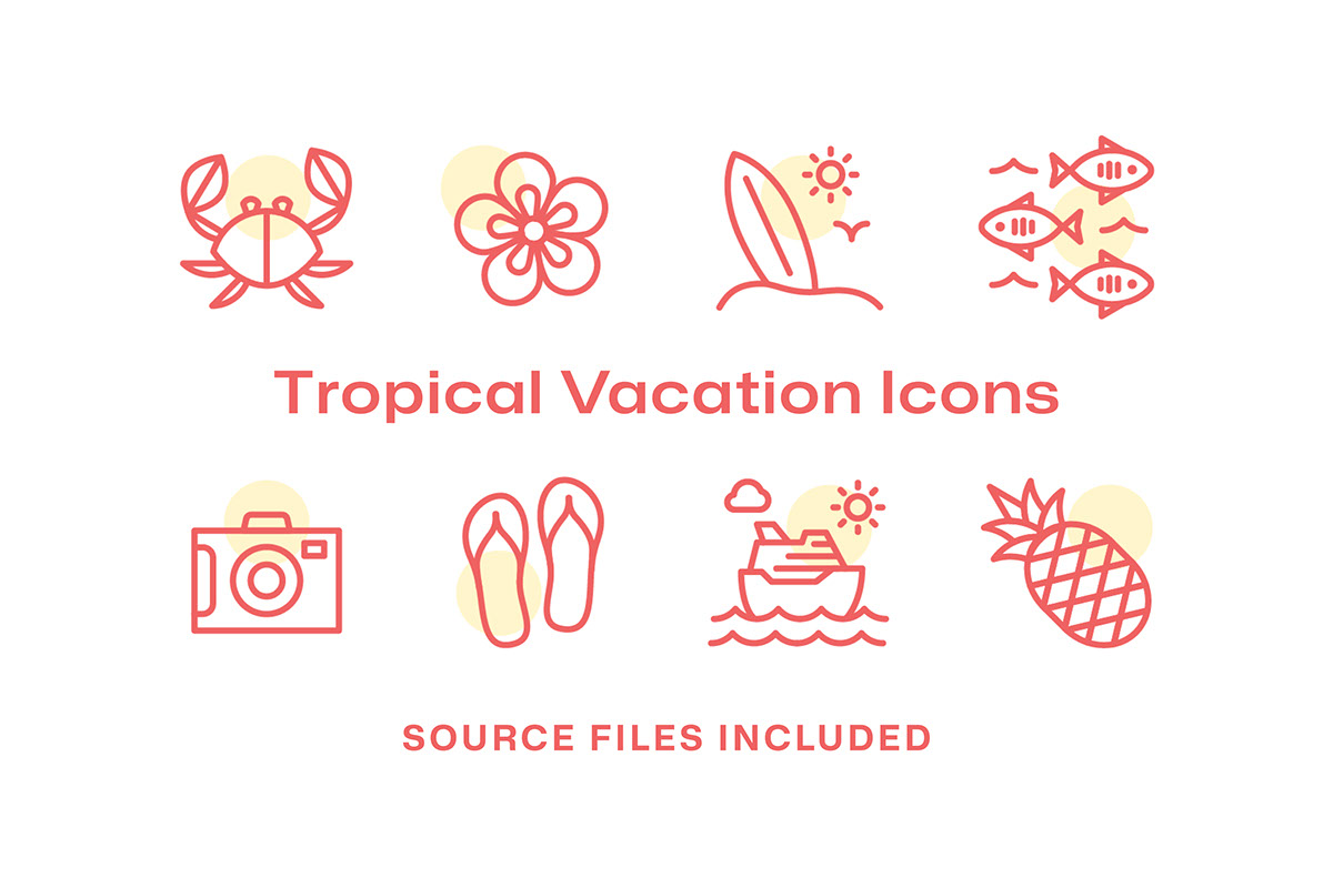 Tropical Icons rendition image