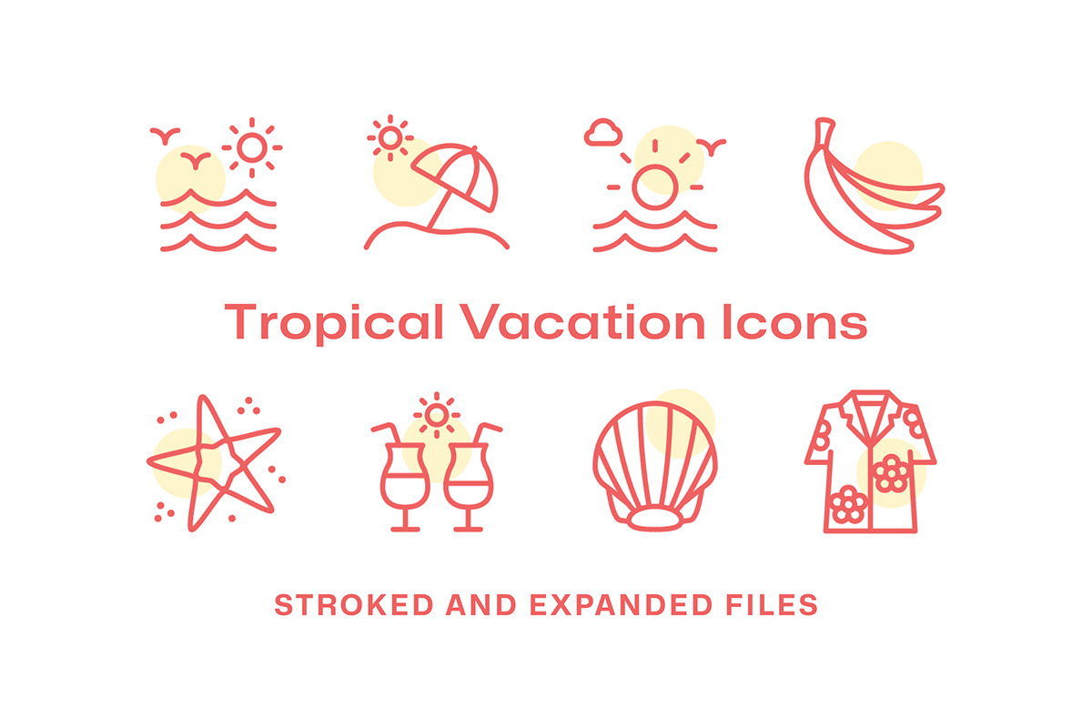 Tropical Icons rendition image
